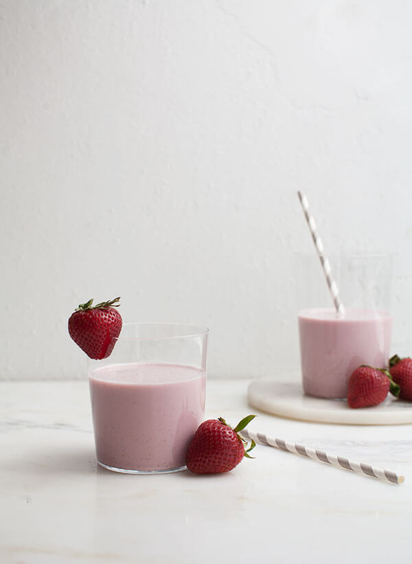 Strawberry Cashew Milk