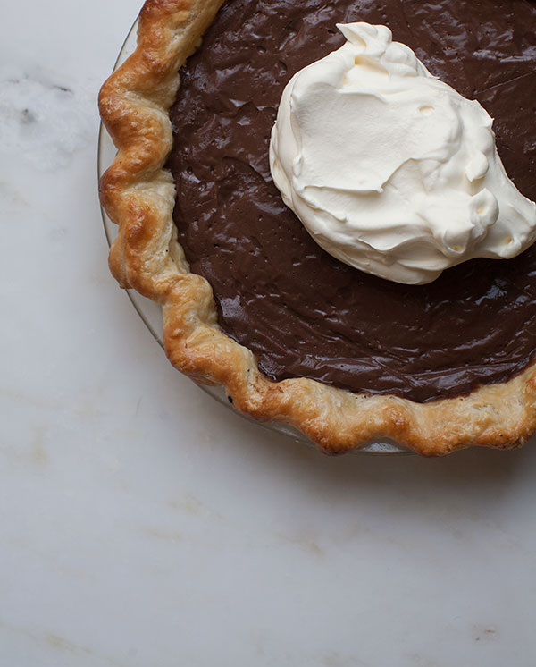 Green Chile Chocolate Pudding Pie 