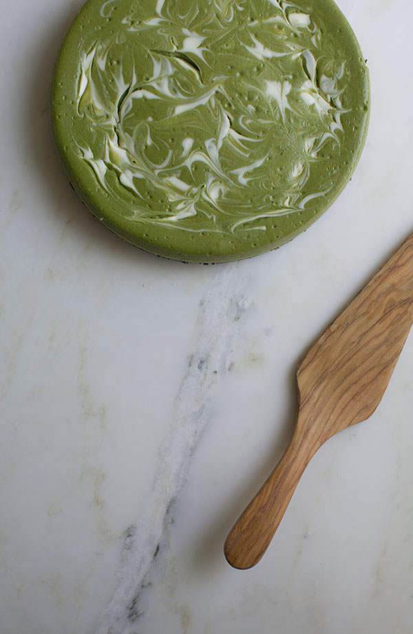 Matcha Swirl Cheesecake