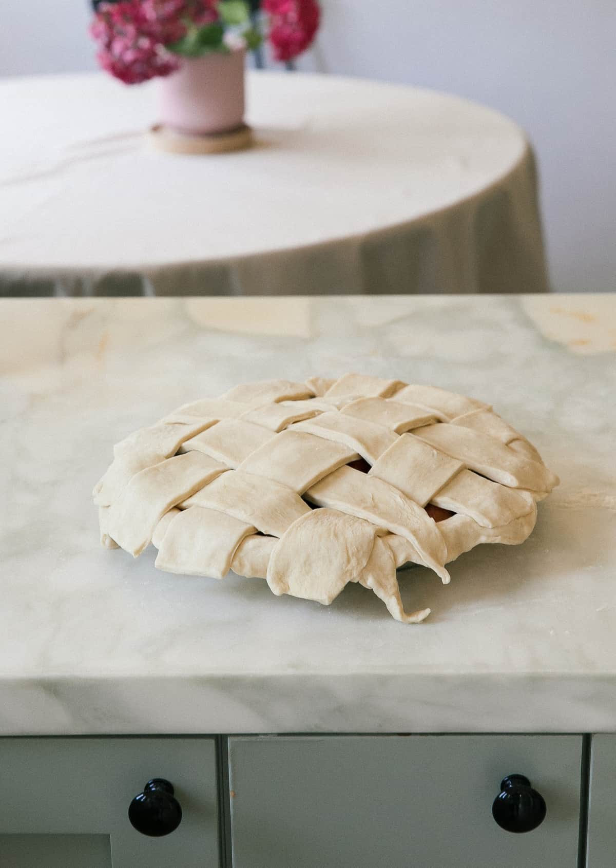 Cherry Pie with Lattice on top