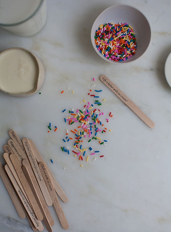 Funfetti Cake Batter Popsicles 