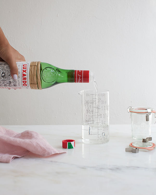 Hausgemachte Luxardo Maraschino Kirschen