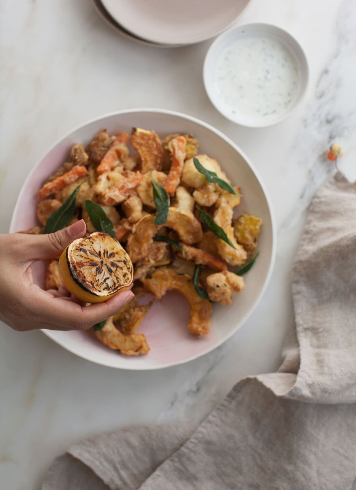 Fall Fritto Misto with Ranch Dressing