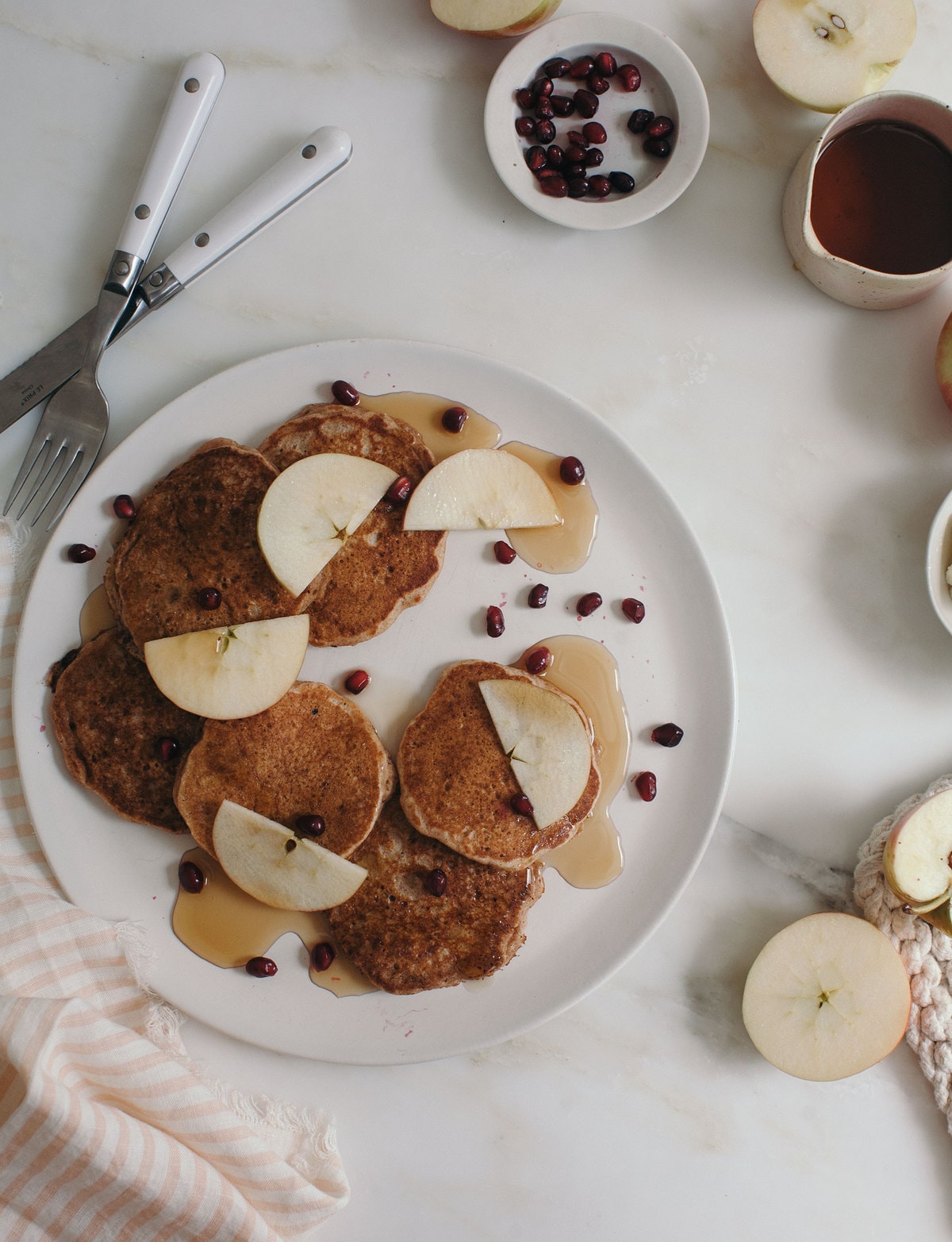 Spelt Apple Pancakes