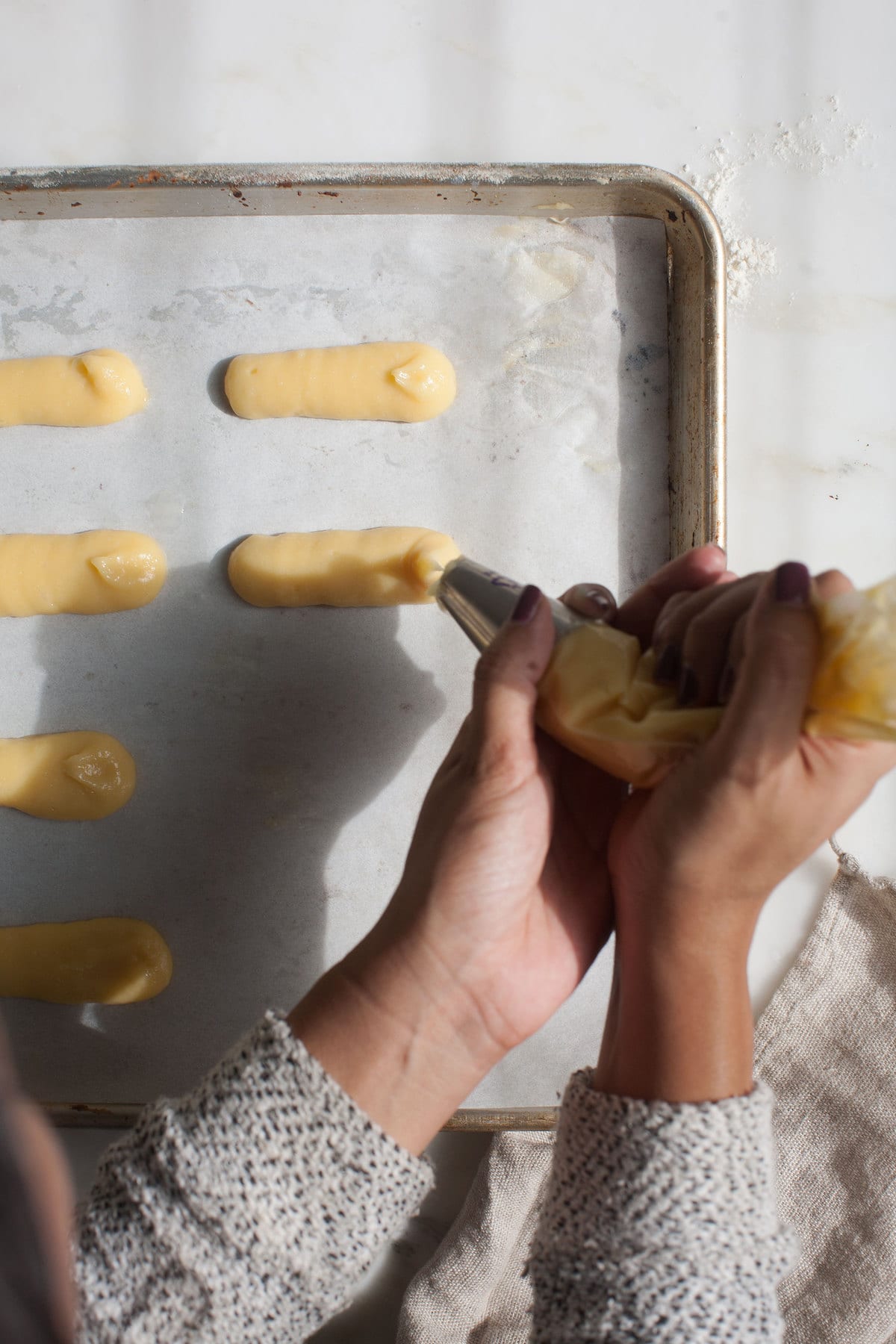 Eclairs, With All Sorts of Glazes