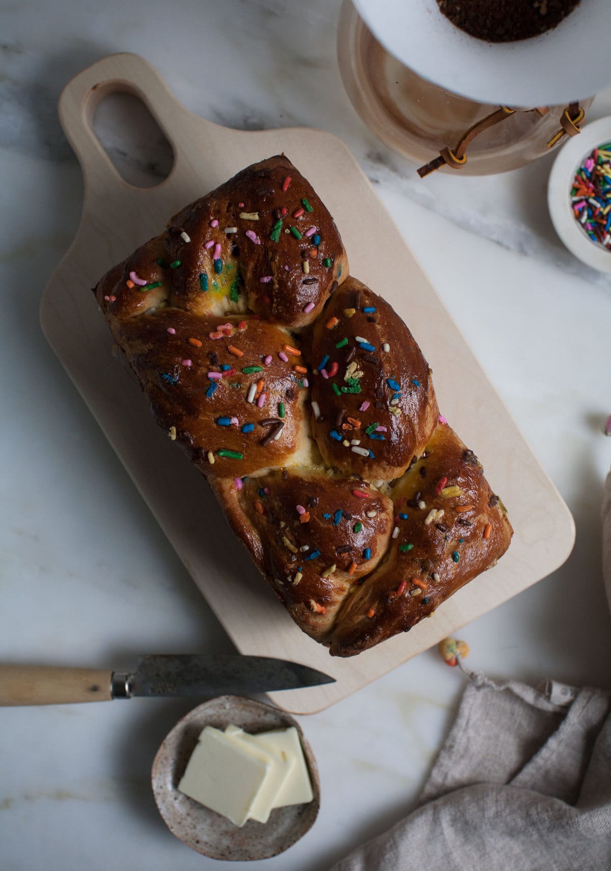 Funfetti Brioche Bread