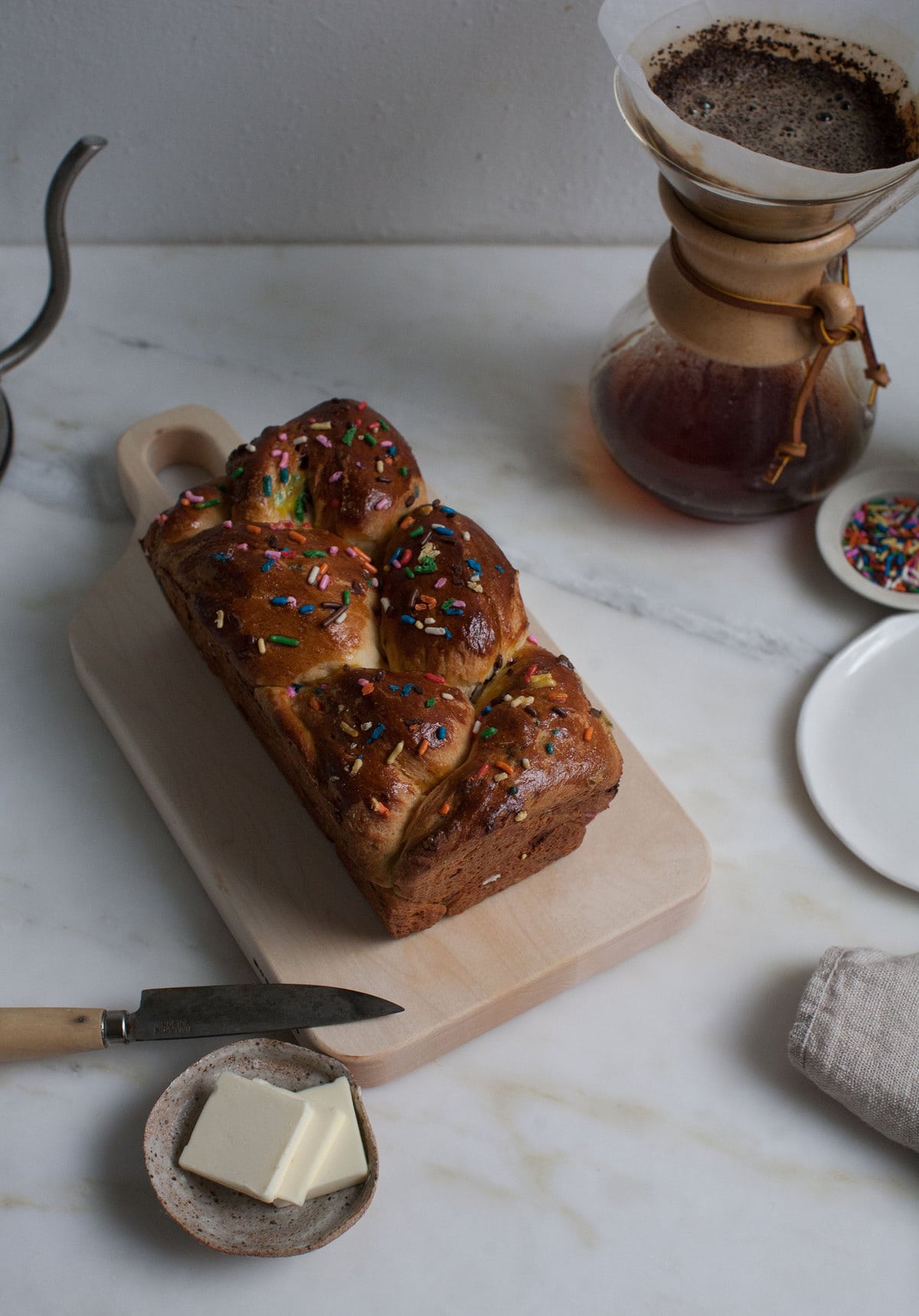 Funfetti Brioche Bread