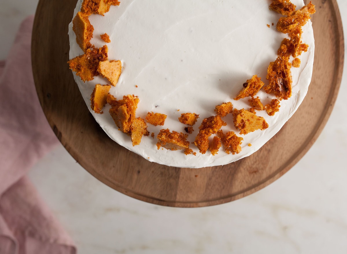 Easy to Make Homemade Honeycomb Candy - Cake by Courtney