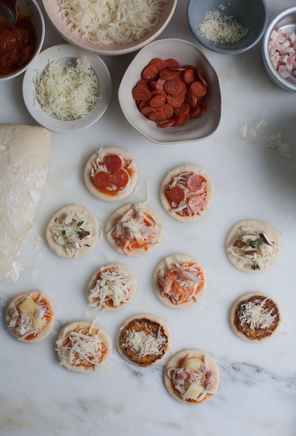 Pizzaception: Lil' Pizzas on Pizza
