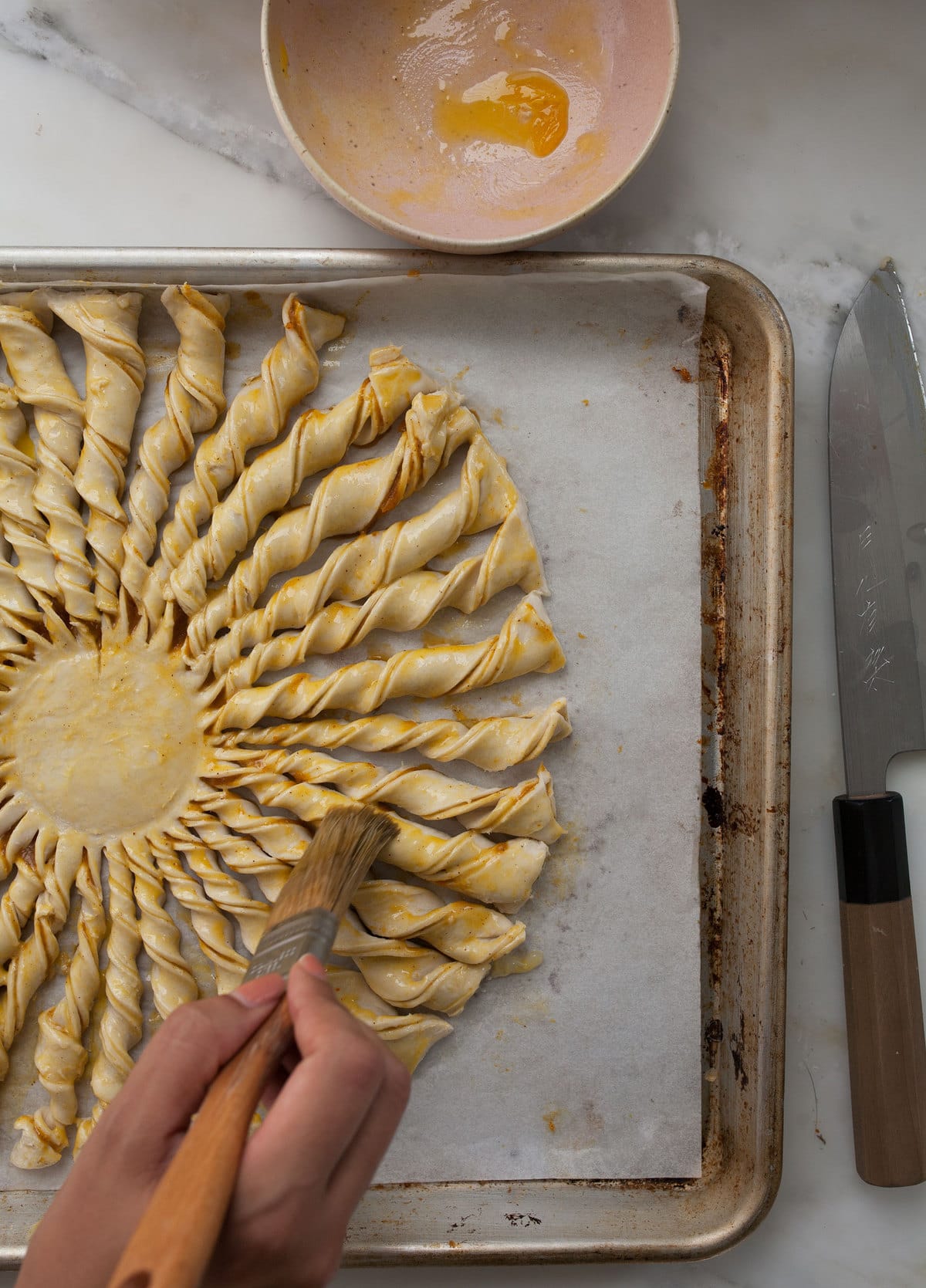 Spiral Pumpkin Twists with Maple Cream