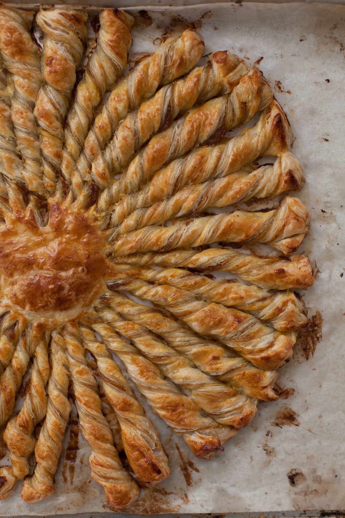 Spiral Pumpkin Twists with Maple Cream