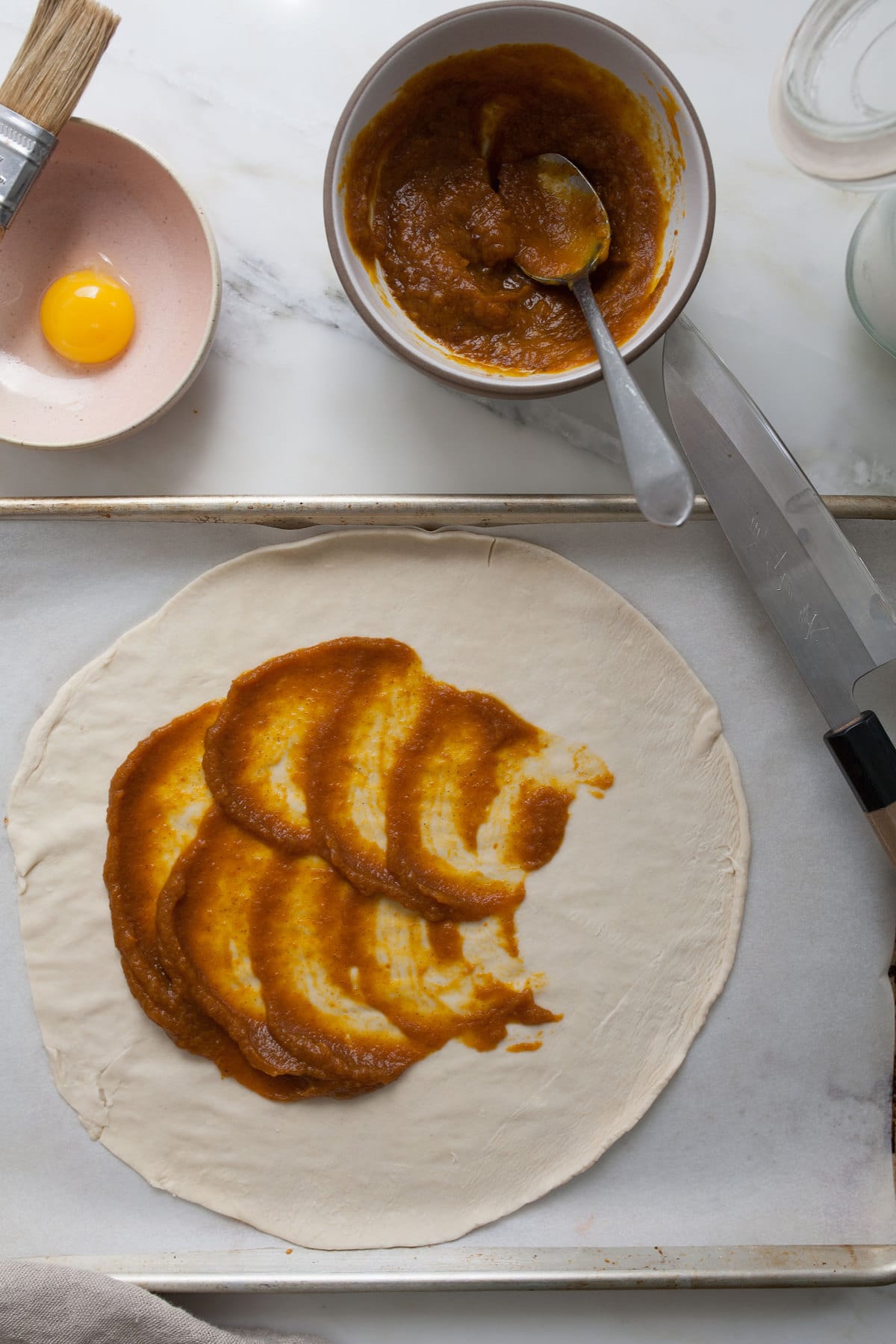 Spiral Pumpkin Twists with Maple Cream