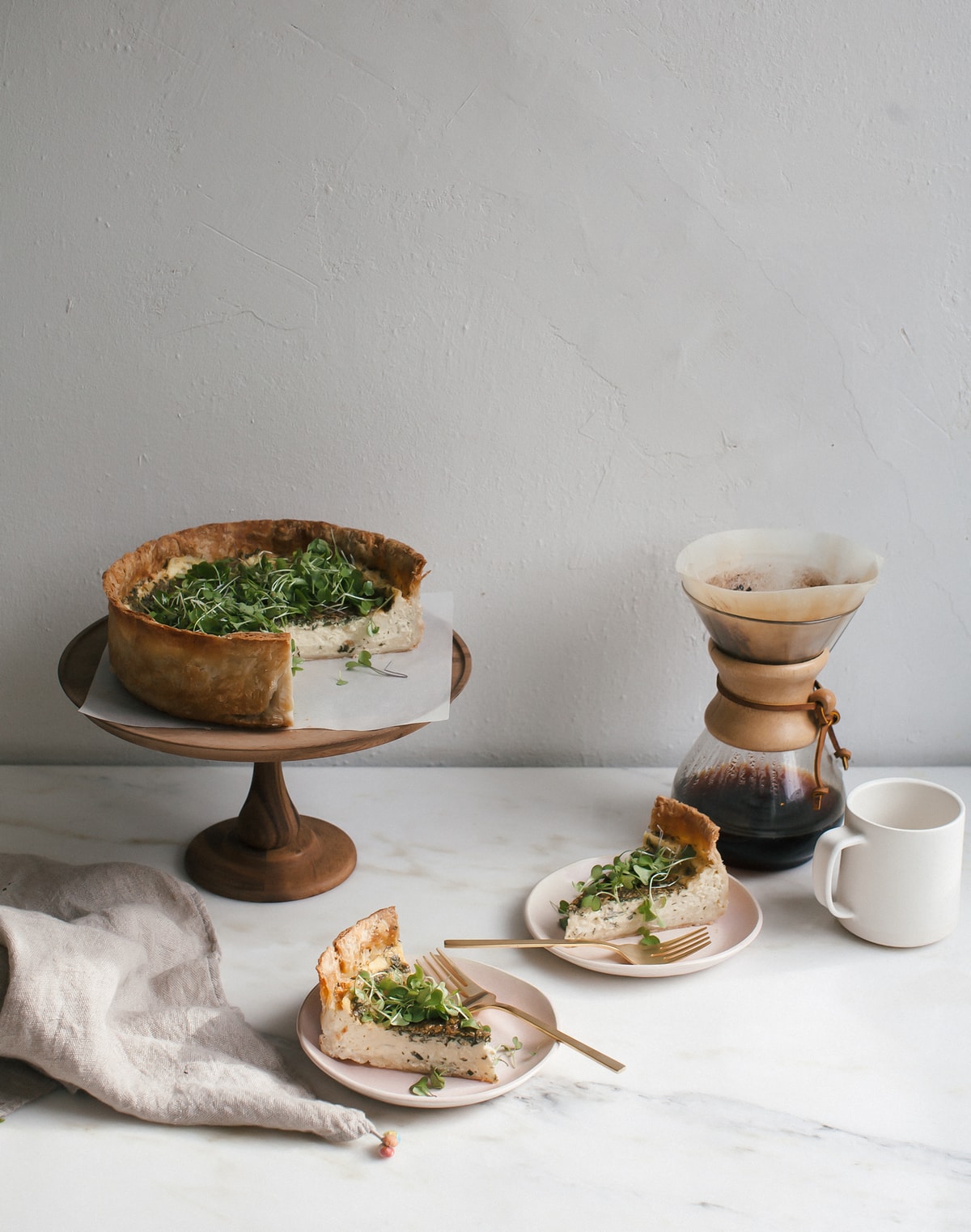 Silky-Ass Quiche with Gruyere & Fresh Herbs