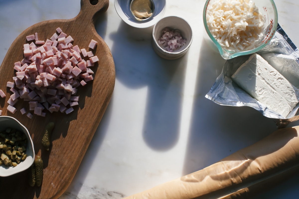 Ingredients all on counter. 