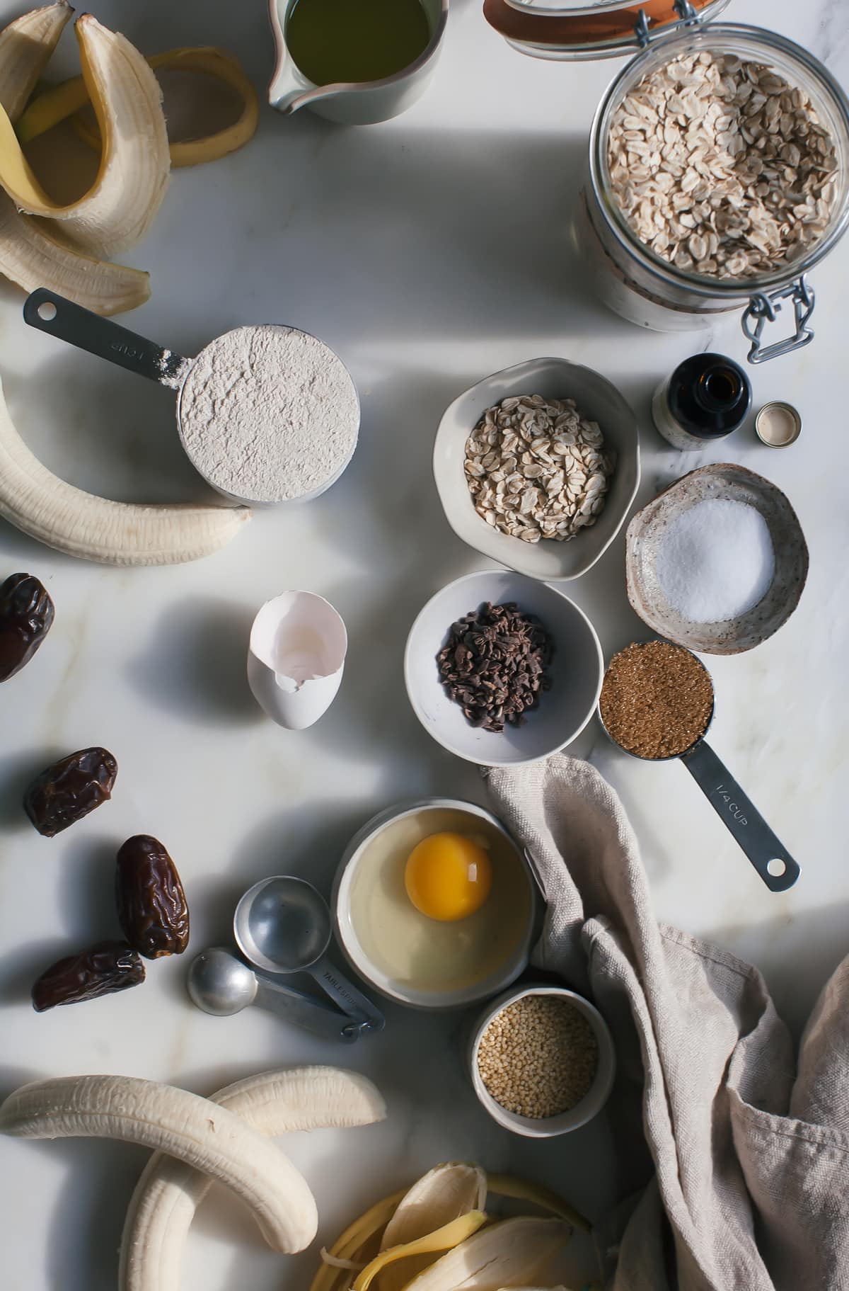 Spelt Oat Date Loaf w/ Cocoa Nibs & Millet Seeds