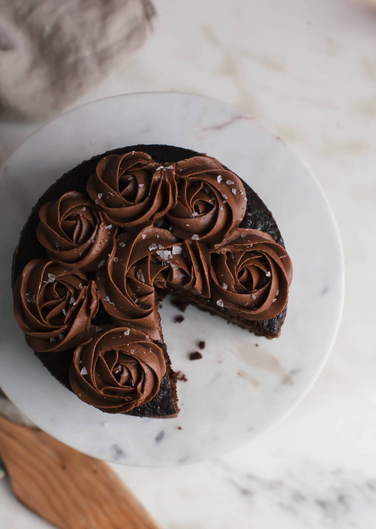 One-Bowl Chocolate Cake (For Two) 