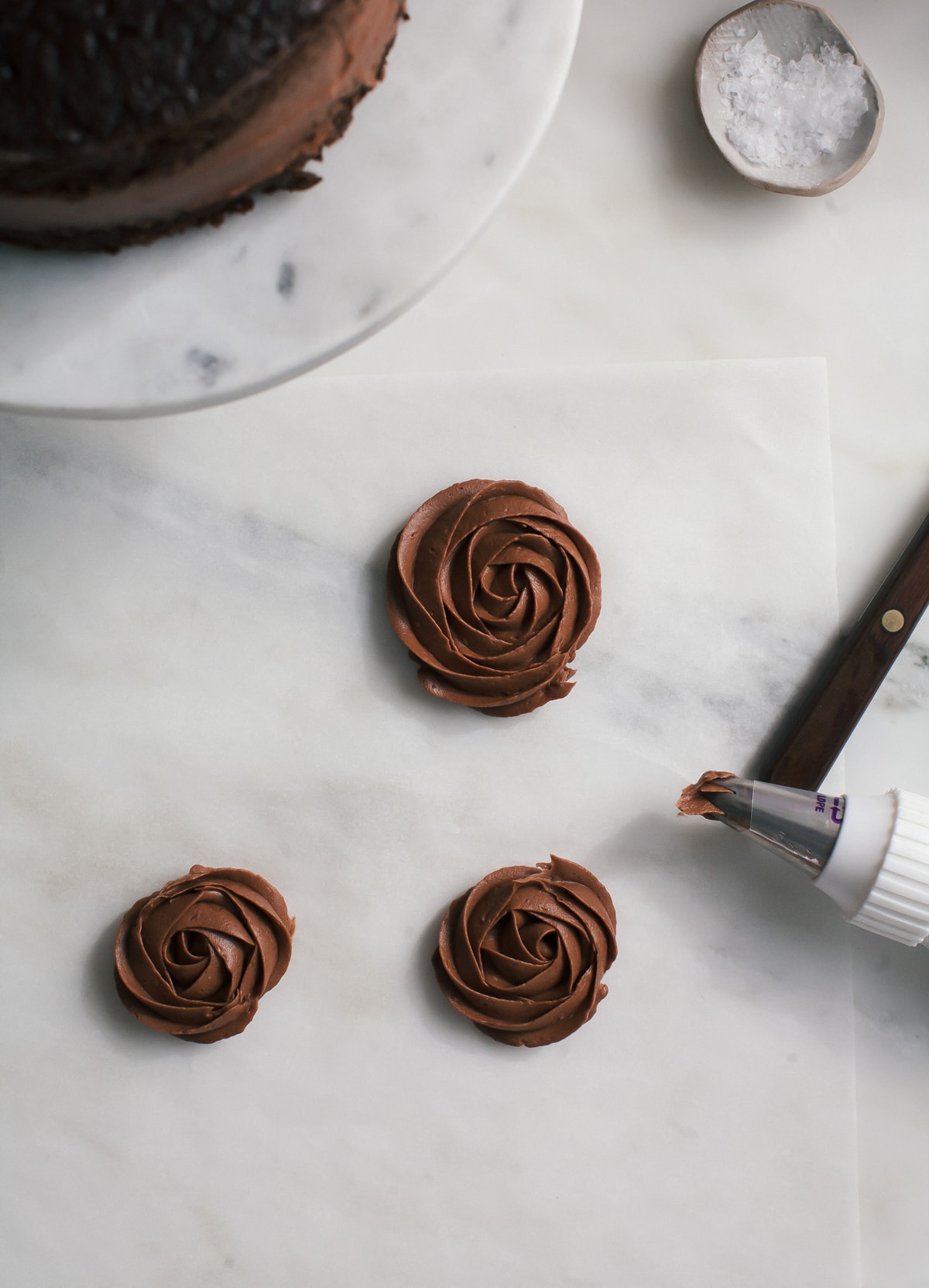 One-Bowl Chocolate Cake (For Two) 