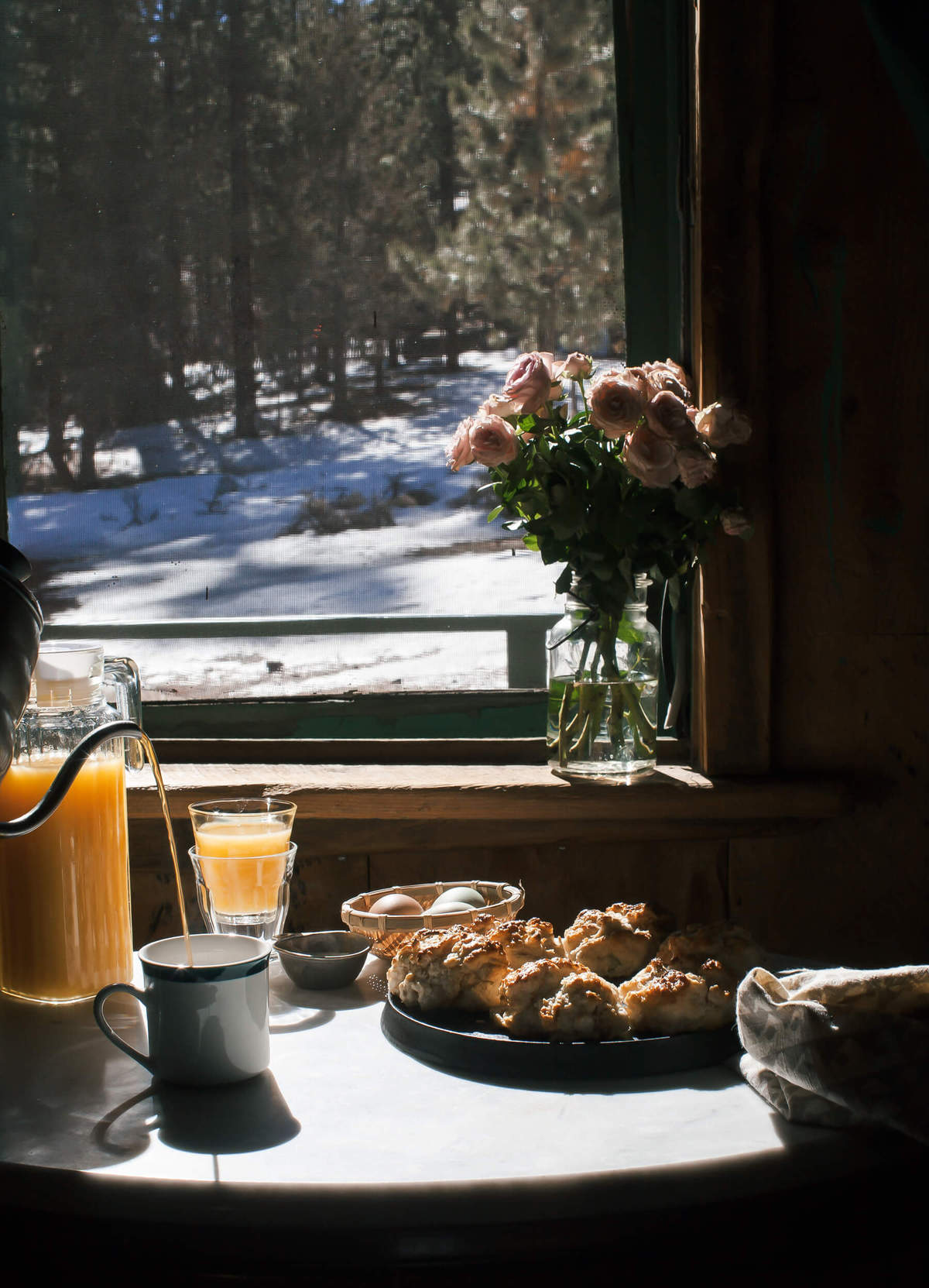 Cabin Cooking: Scallion Black Pepper Biscuits