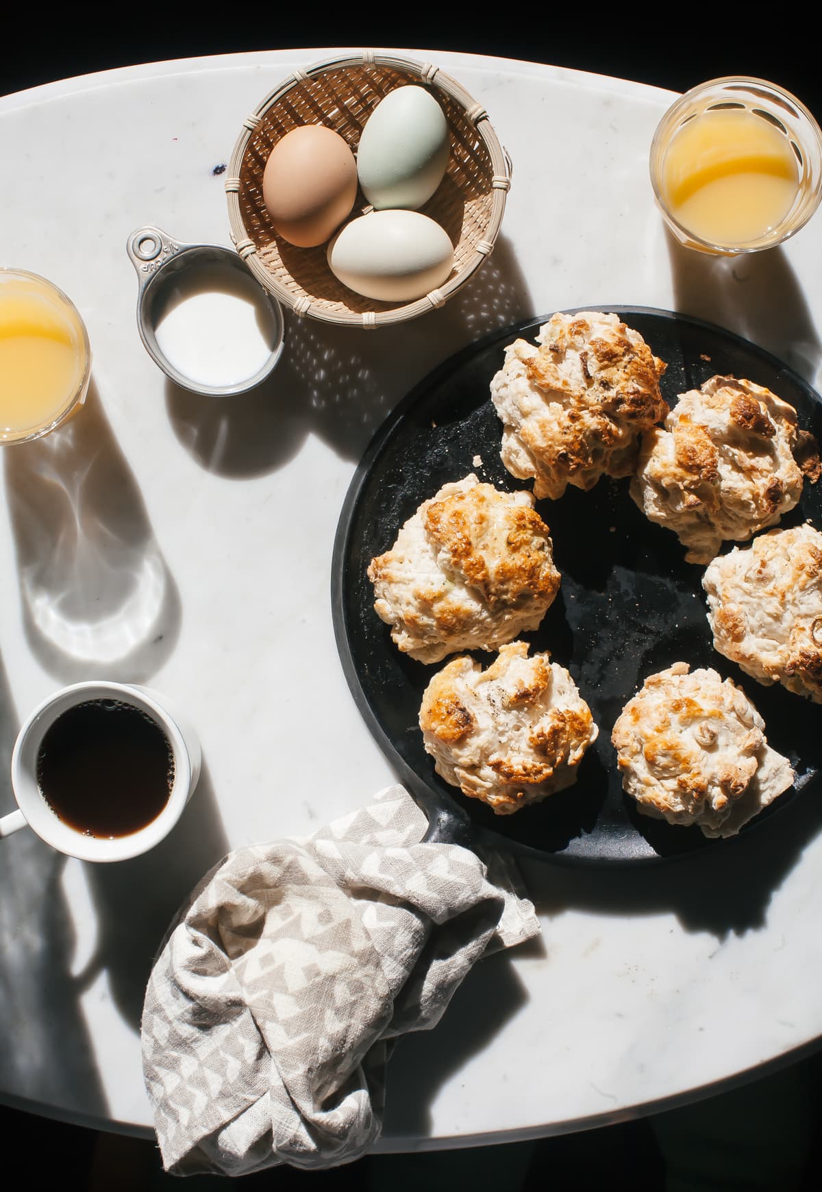 Cabin Cooking: Scallion Black Pepper Biscuits