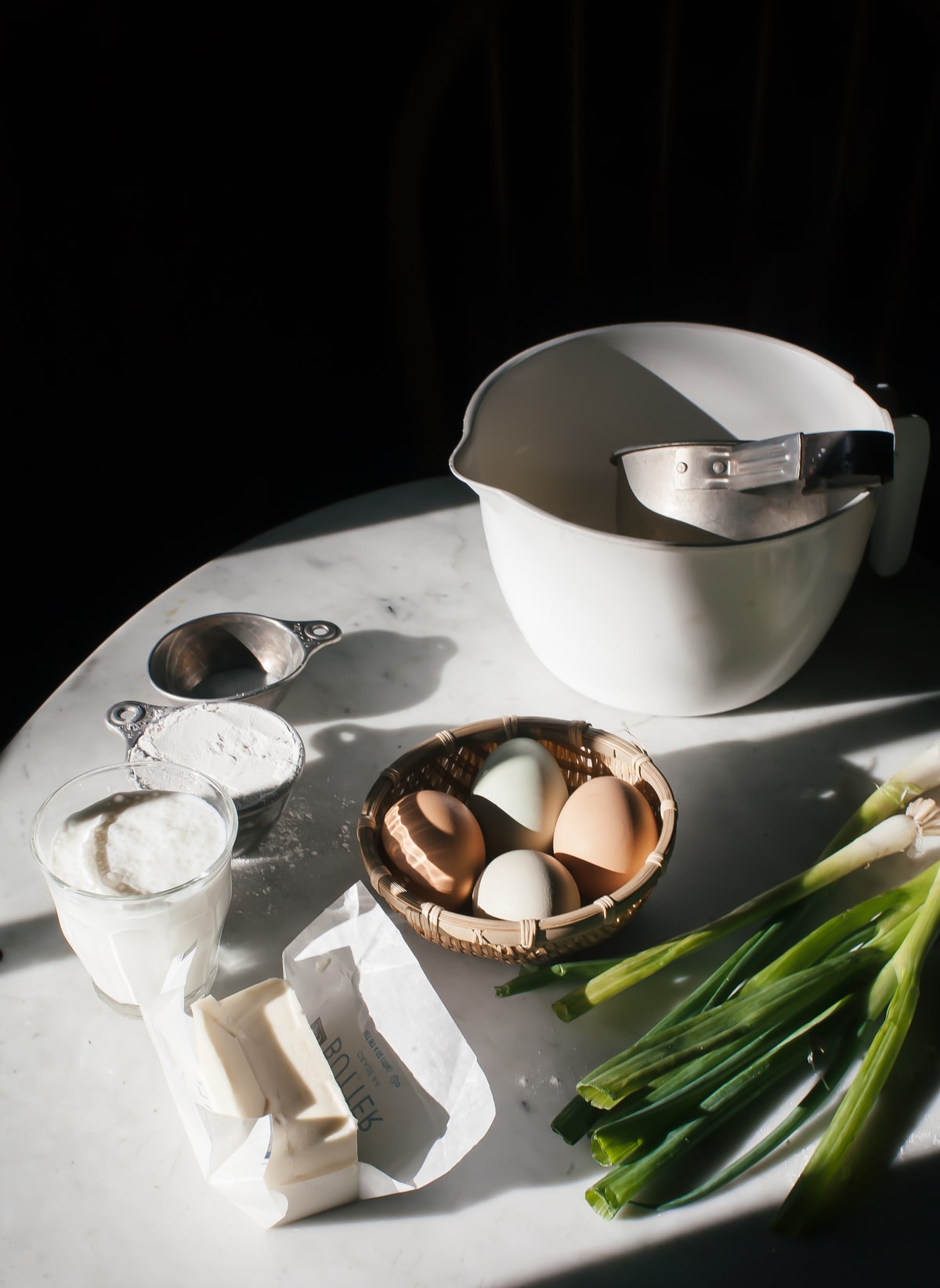 Cabin Cooking: Scallion Black Pepper Biscuits