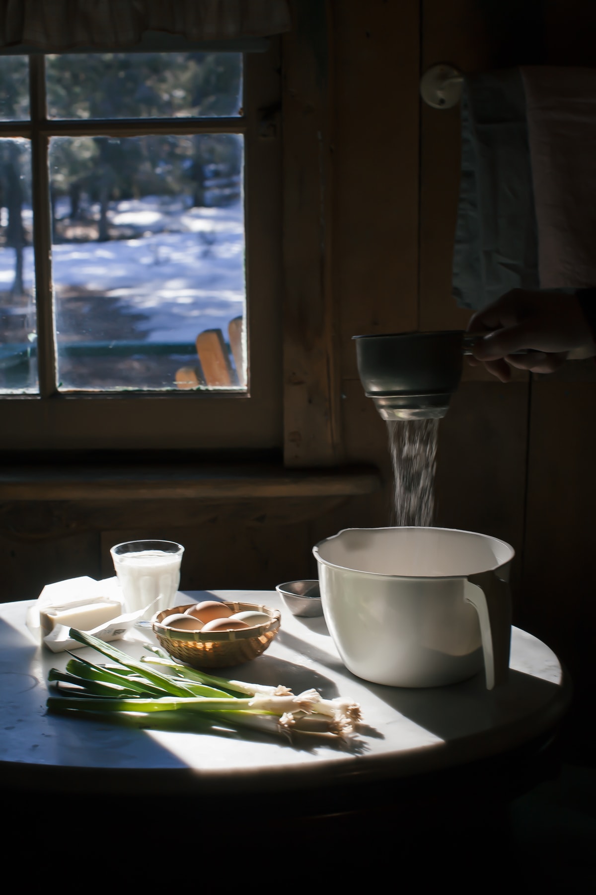 Cabin Cooking: Scallion Black Pepper Biscuits