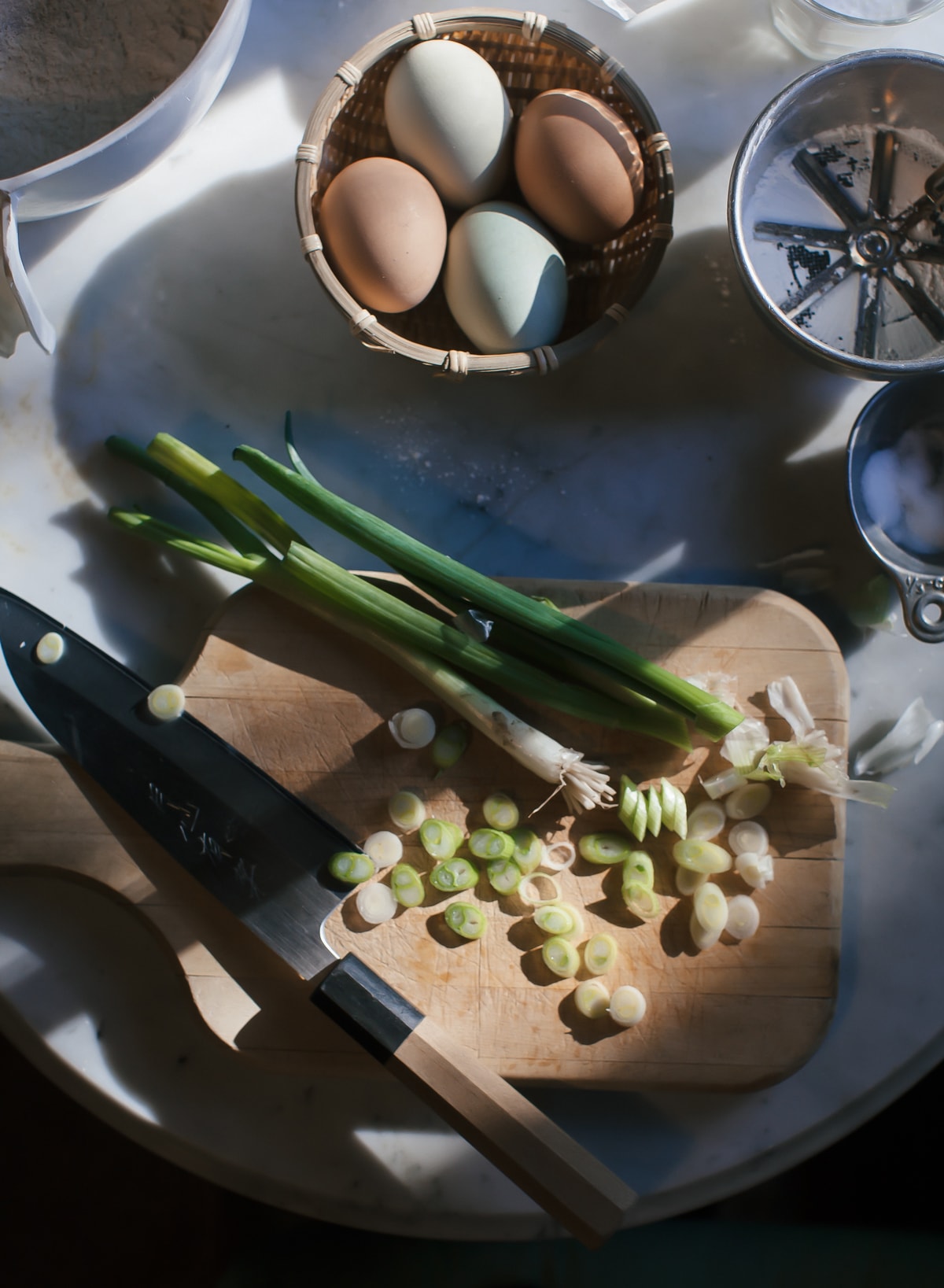Cabin Cooking: Scallion Black Pepper Biscuits