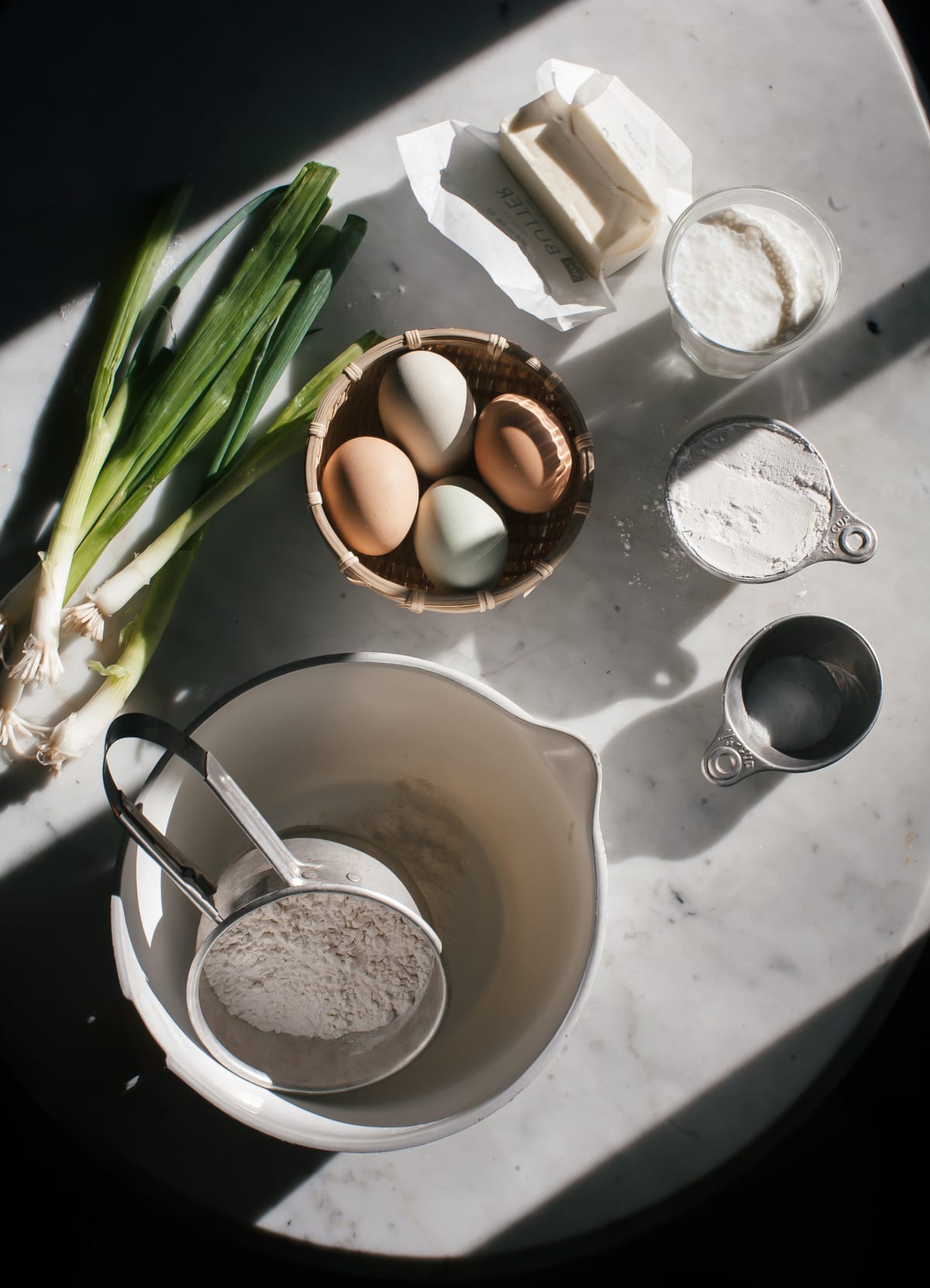 Cabin Cooking: Scallion Black Pepper Biscuits