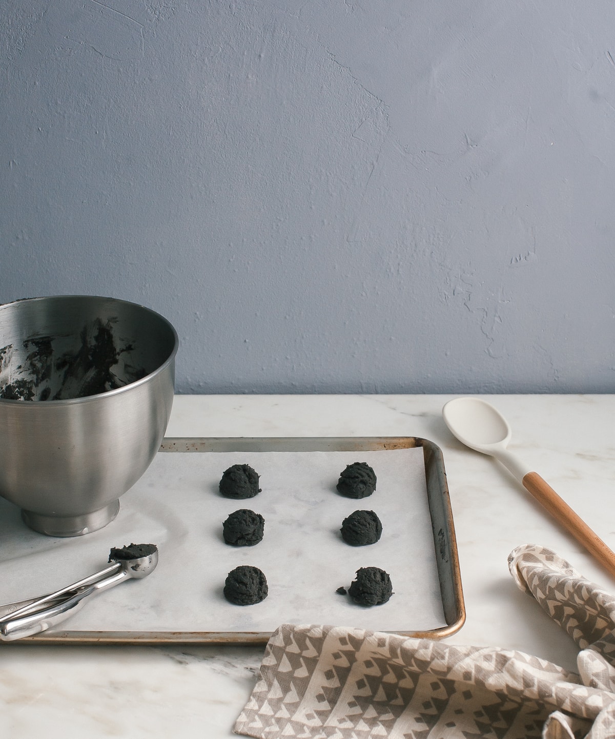 Black Sesame Thumbprint Cookies with Meyer Lemon Curd