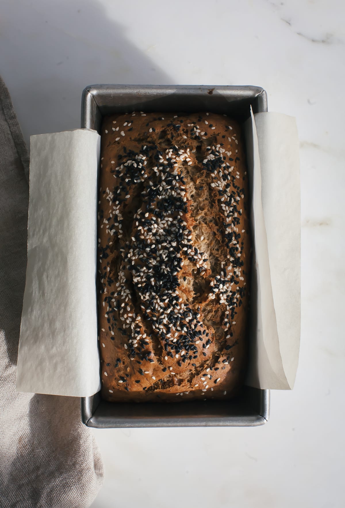 Tahini Banana Bread