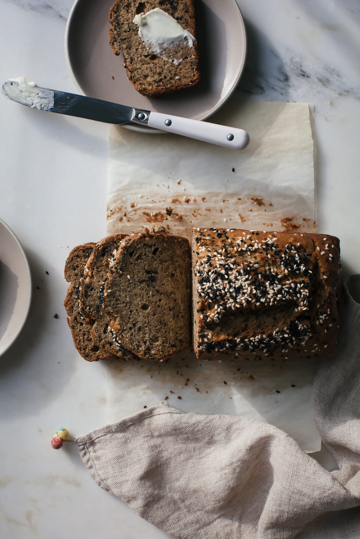 Tahini Banana Bread