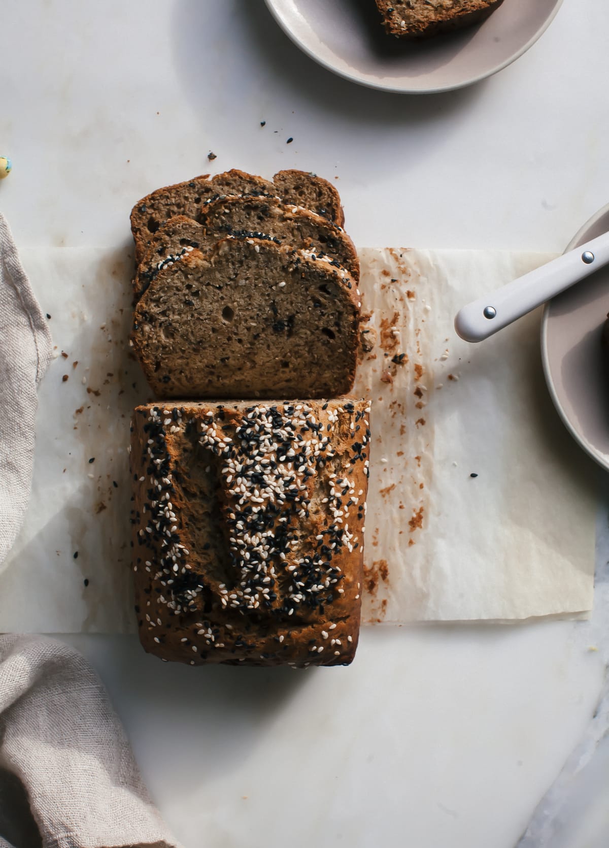 Tahini Banana Bread