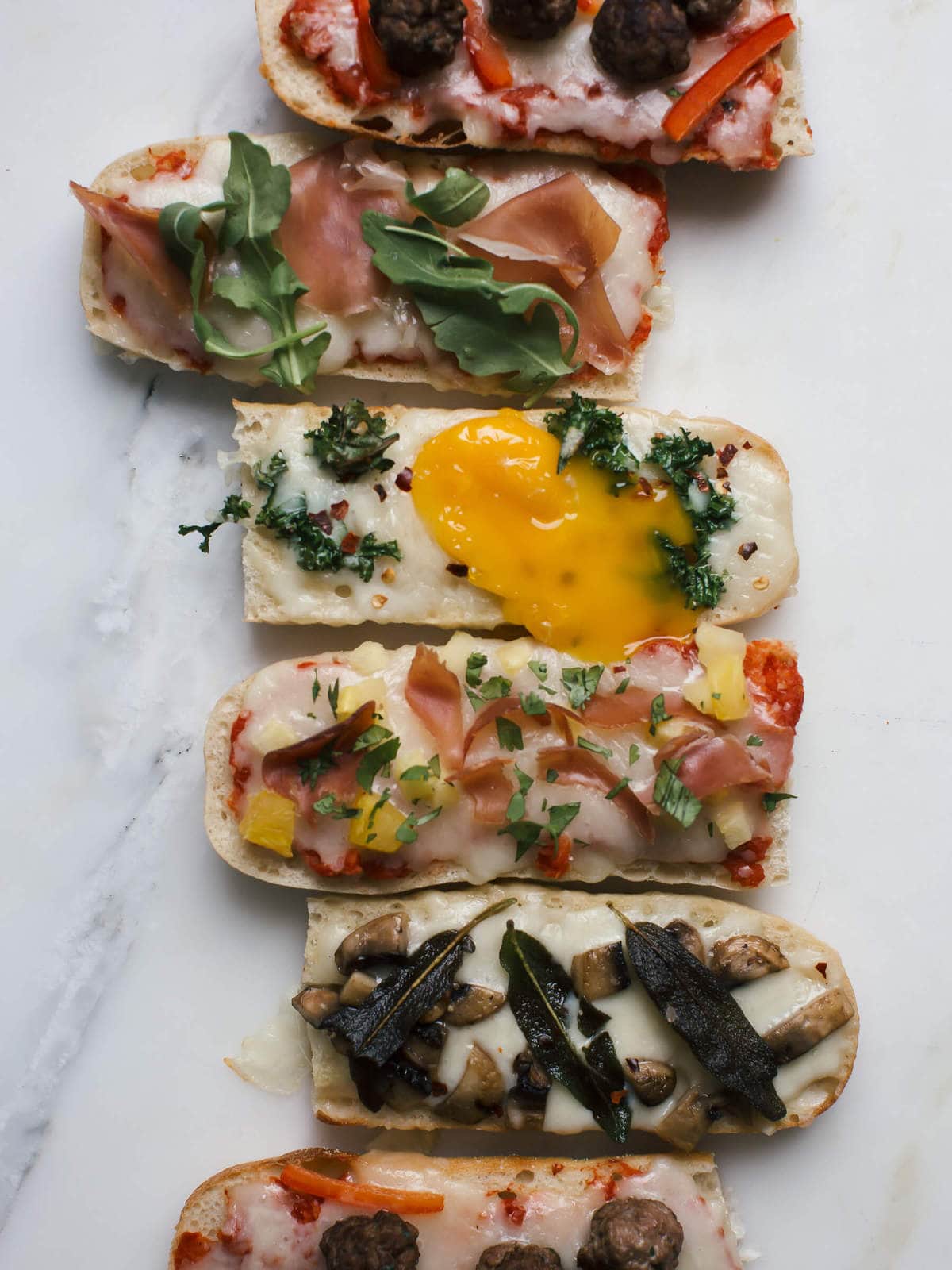 Fancy-Ass French Bread Pizzas