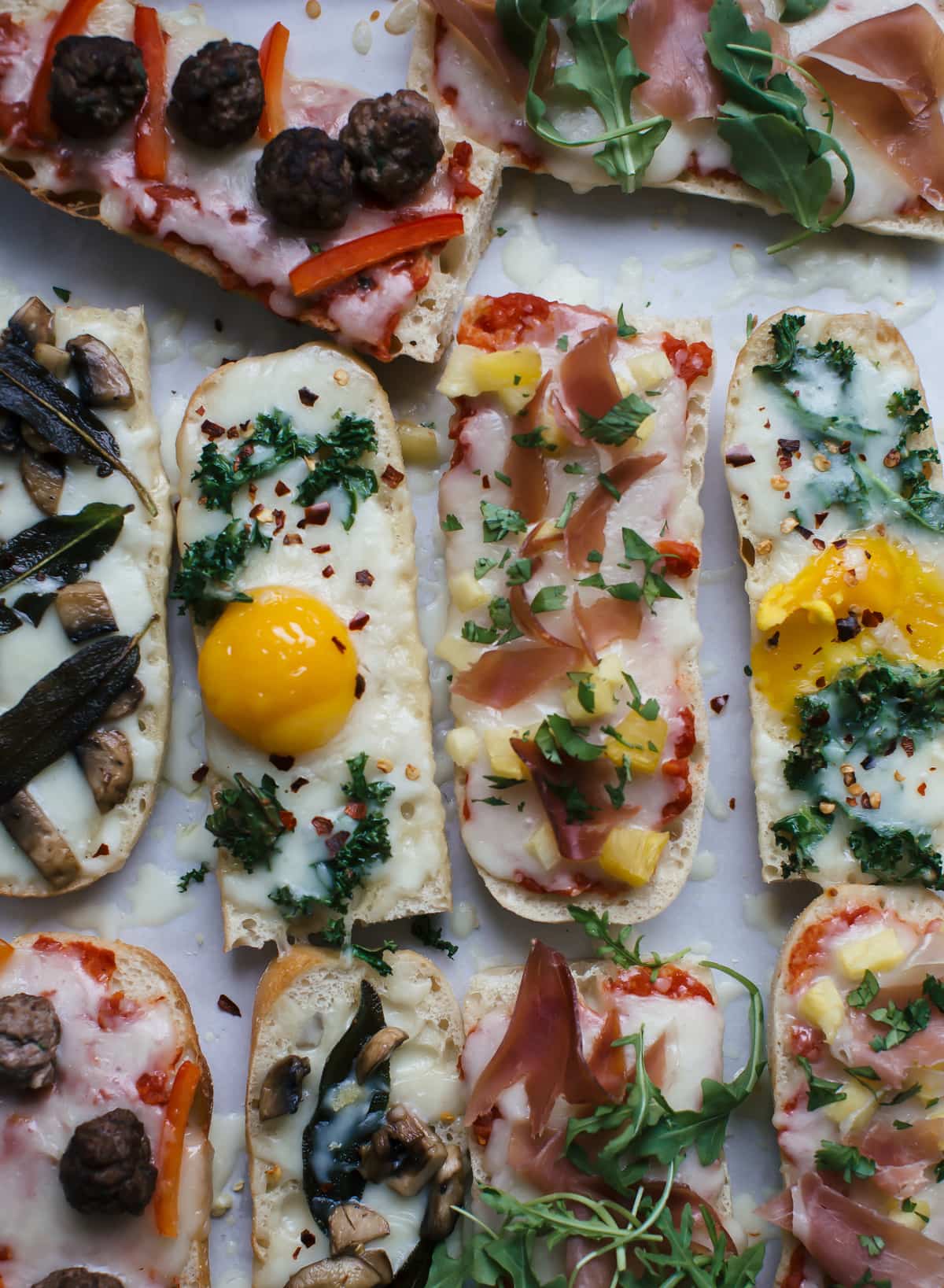 Fancy-Ass French Bread Pizzas