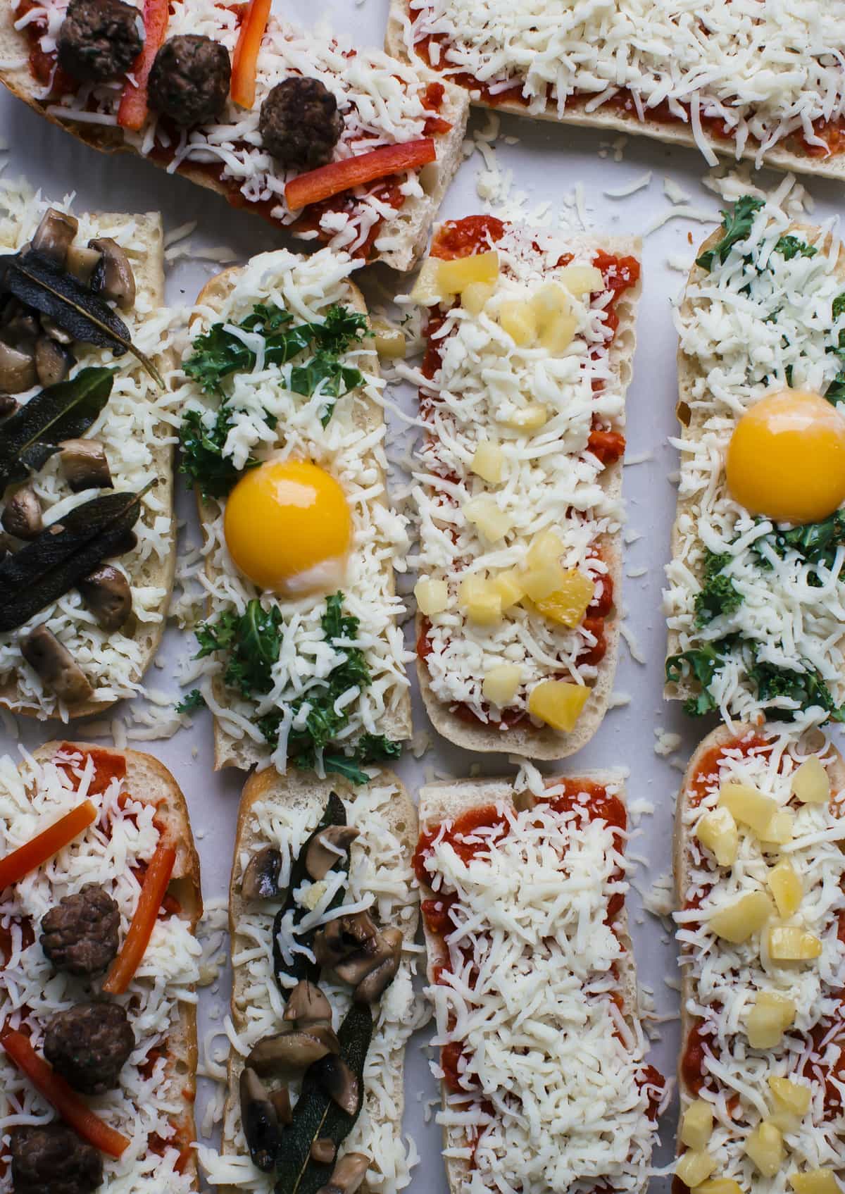 Fancy-Ass French Bread Pizzas