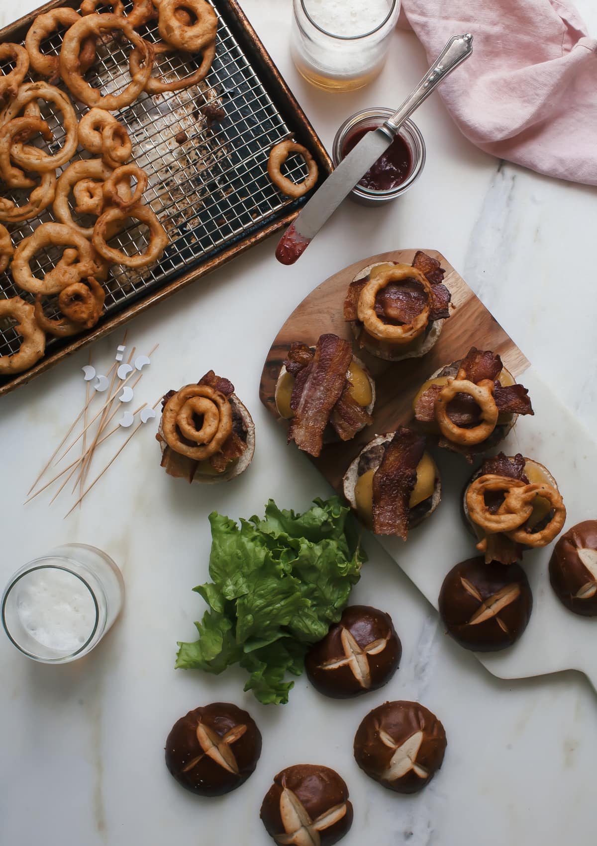 Bacon Western Cheeseburger Sliders