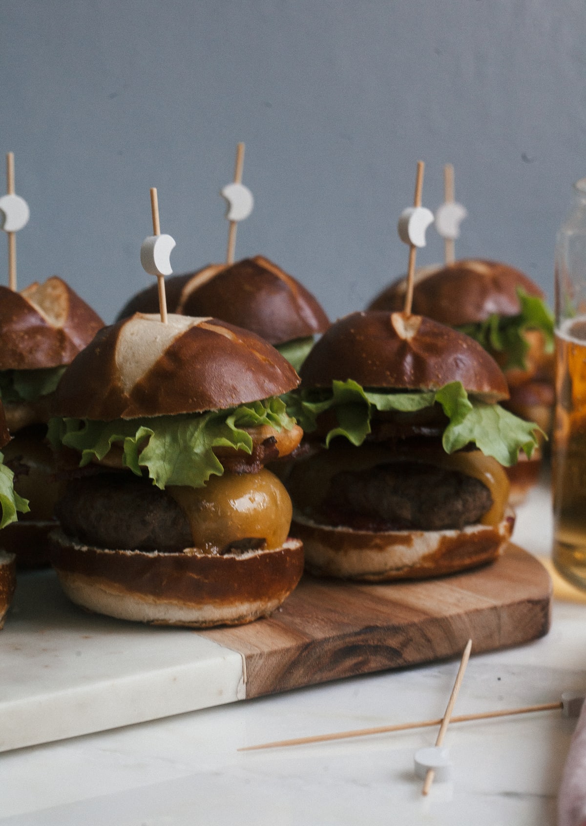 Bacon Western Cheeseburger Sliders