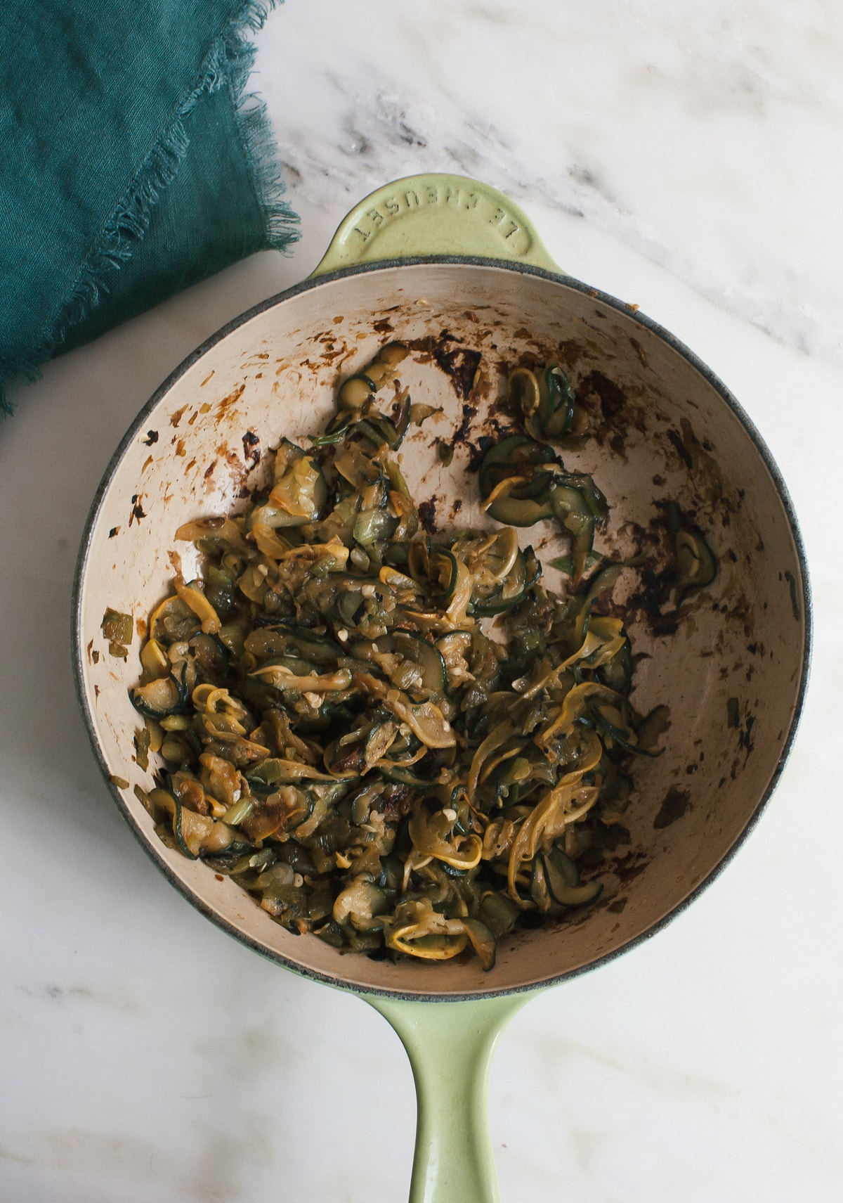 Hatch Chile Summer Squash Queso Fundido
