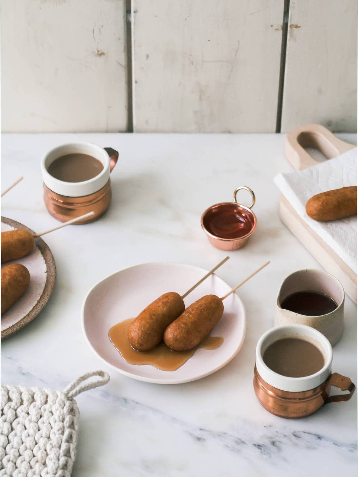 Corn dog for breakfast sale