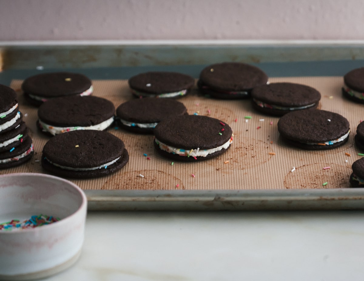 Homemade Birthday Oreos 