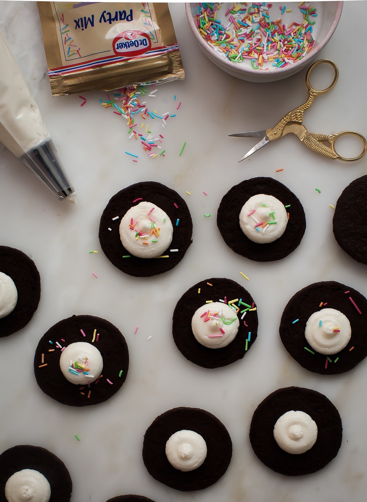 Homemade Birthday Oreos 