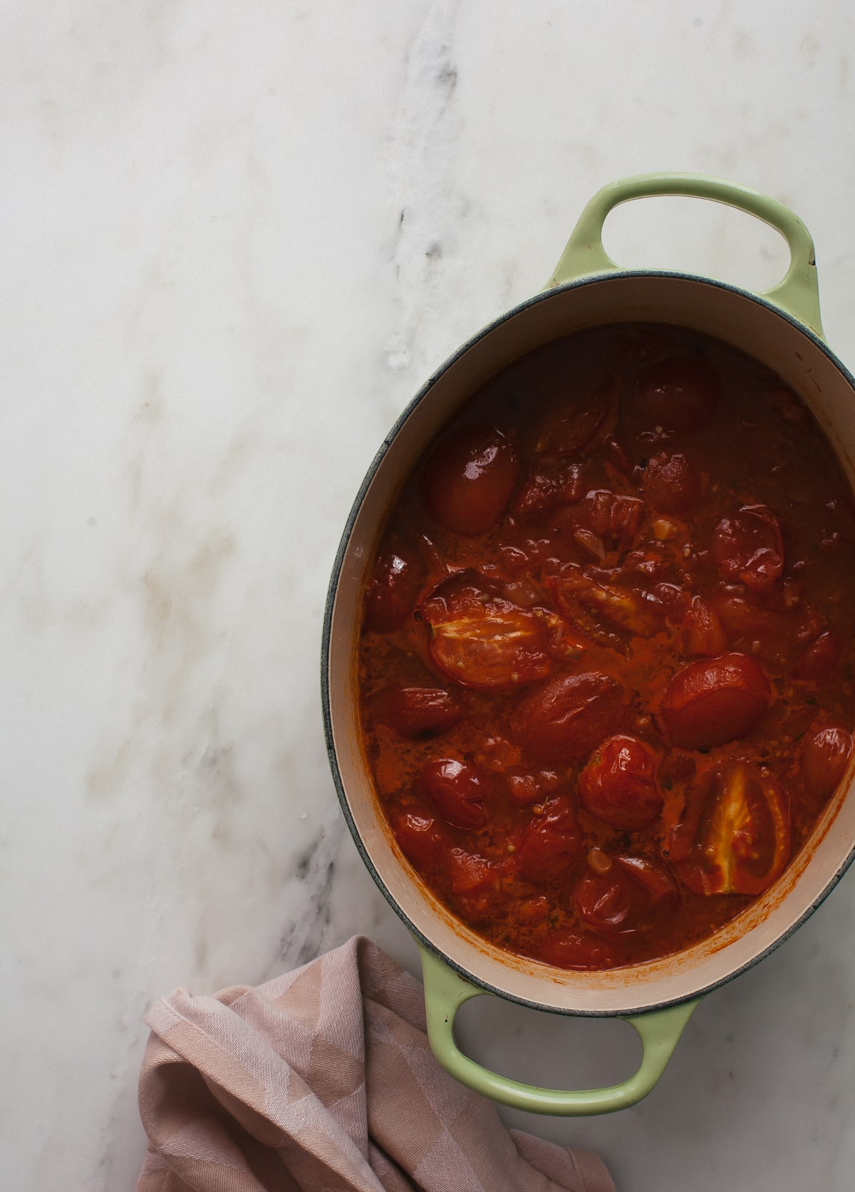 Roasted Tomato Soup with Grilled Cheese Croutons