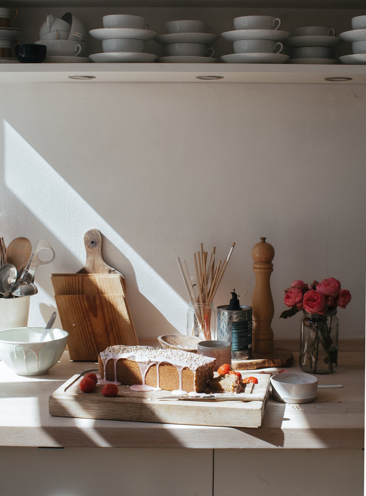 Strawberry Rye Loaf with Buckwheat Groats