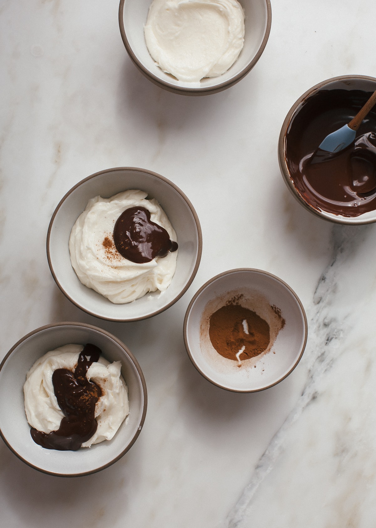 Ombre Chocolate Cake with Mexican Chocolate Frosting