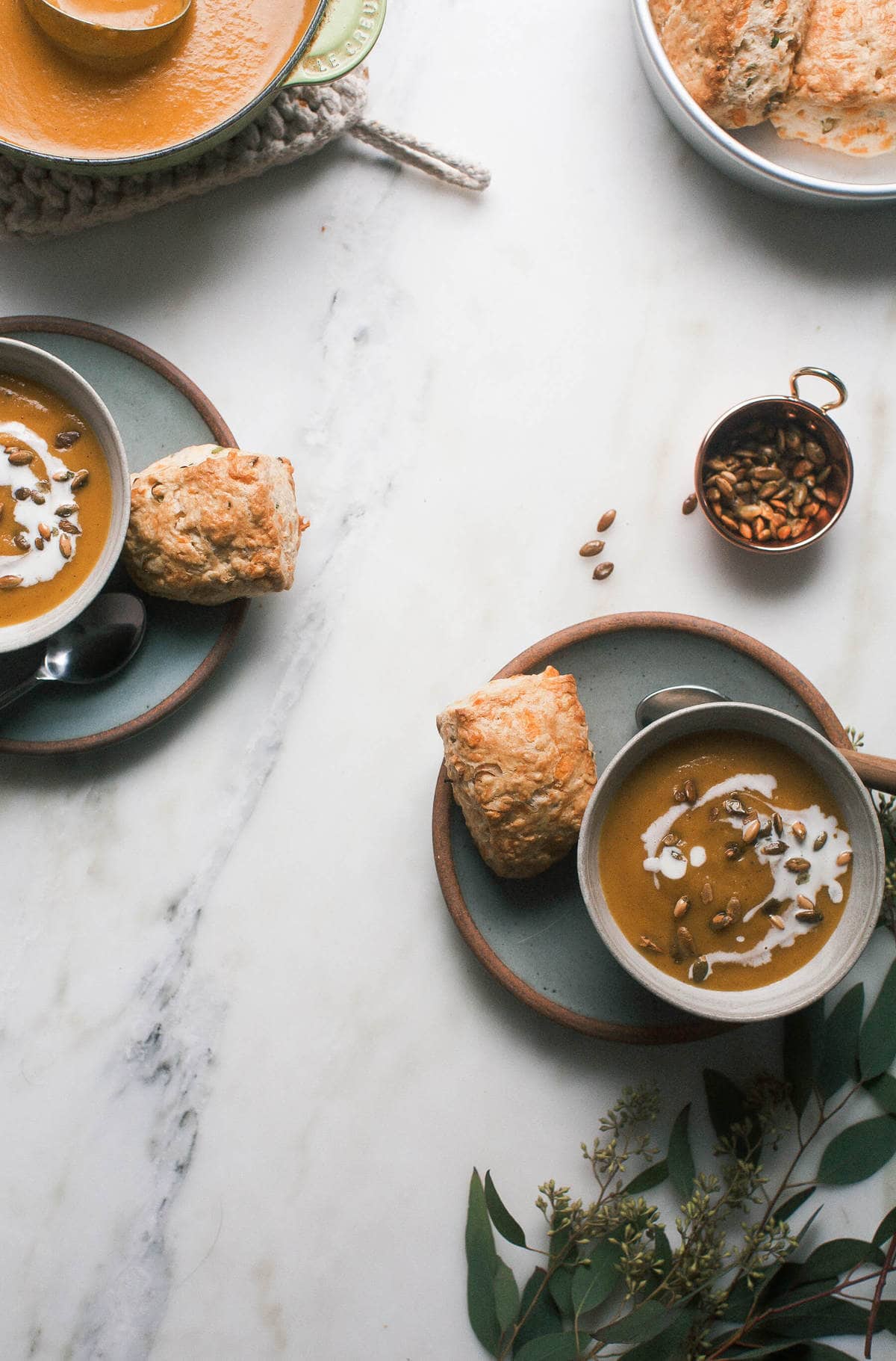 cheesy scallion beer bread biscuits