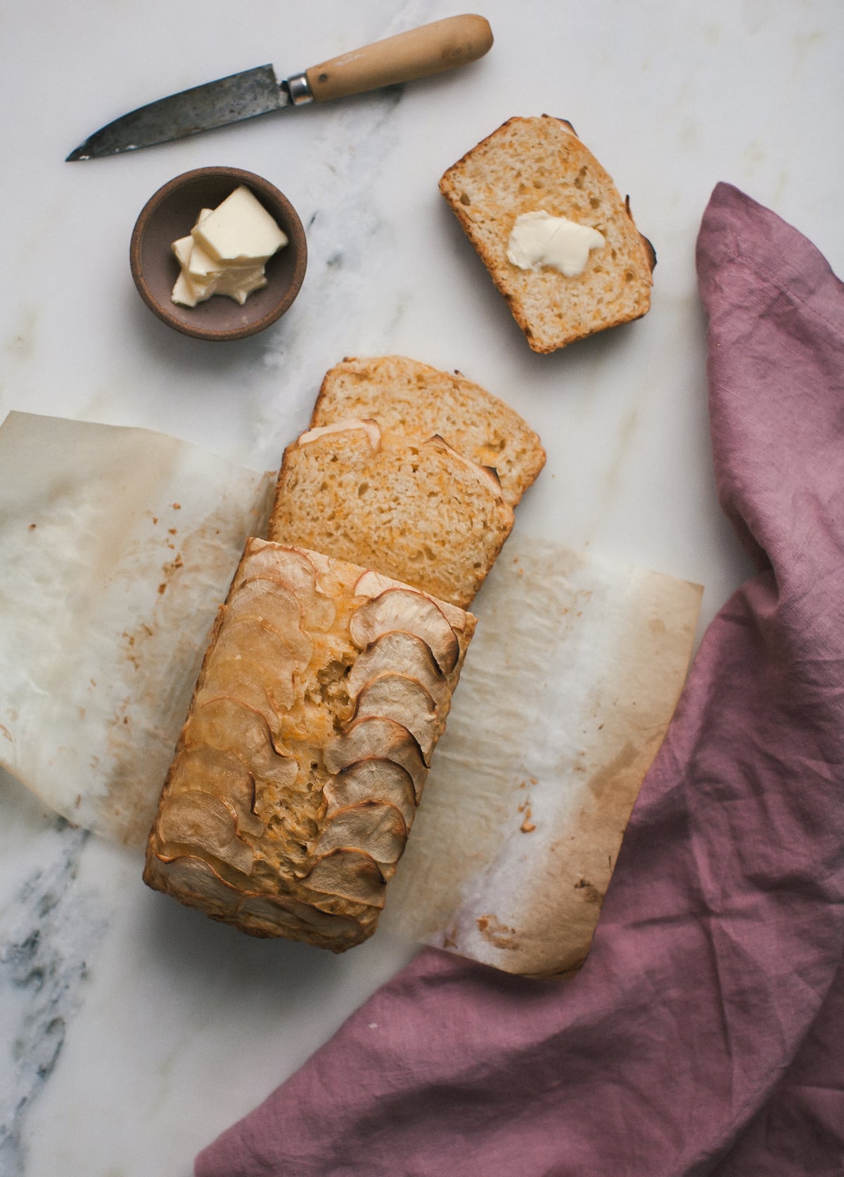 Apple Cider Cheddar Bread