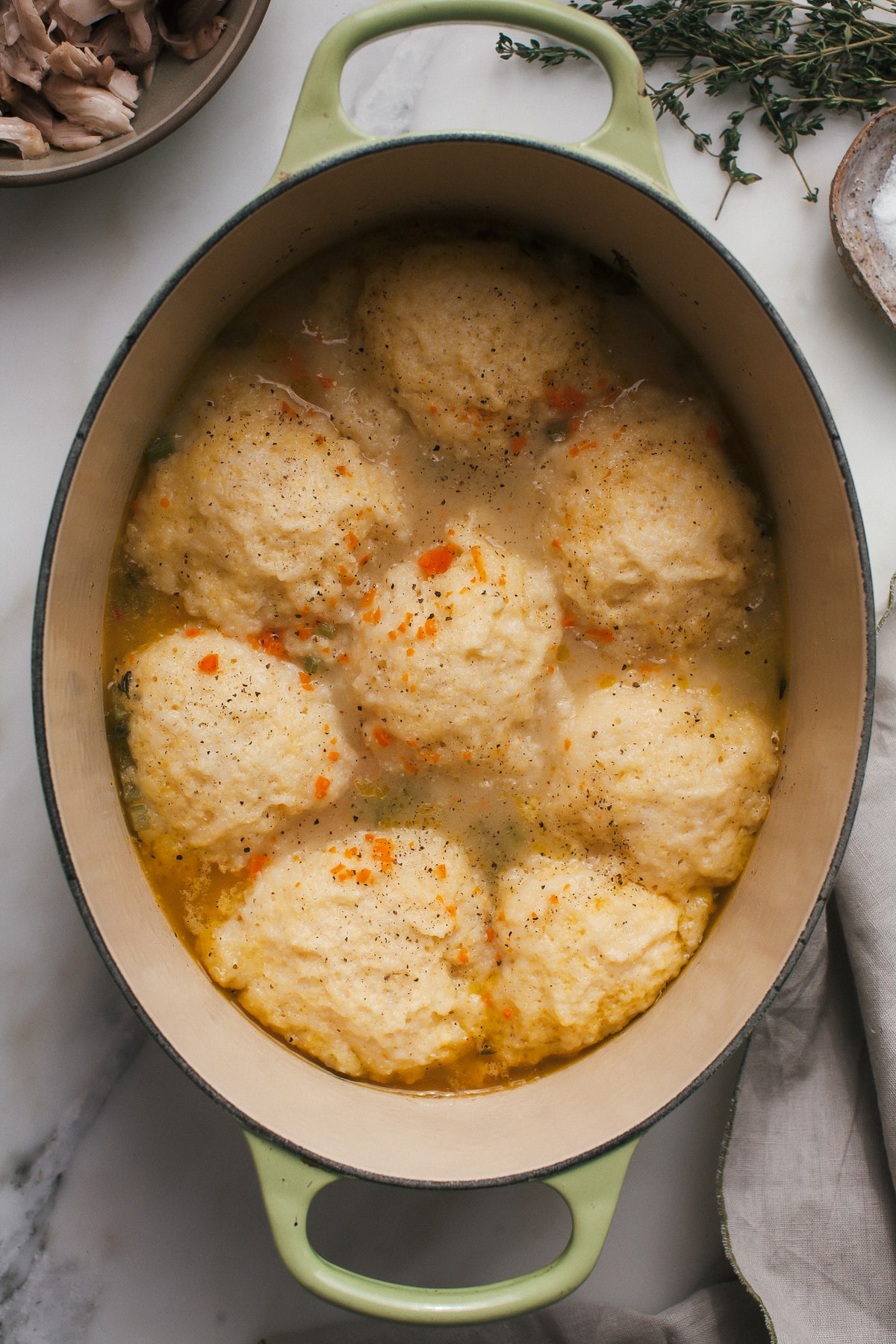 Cornbread Chicken and Dumplings