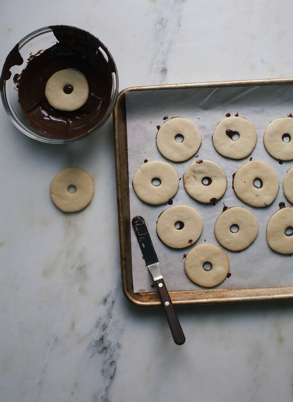 Fudge-Striped Cookies