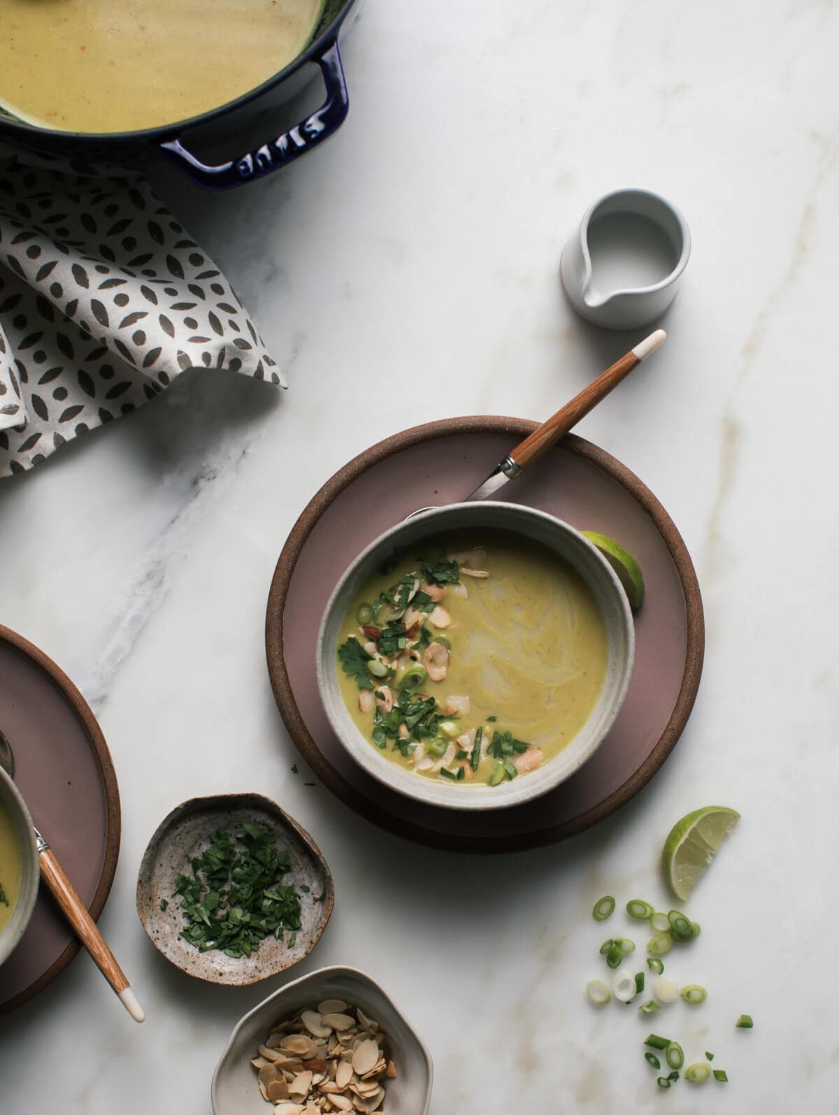 Roasted Cauliflower Tumeric Soup 