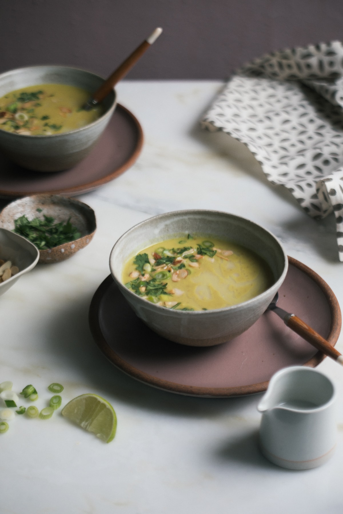 Roasted Cauliflower Tumeric Soup 