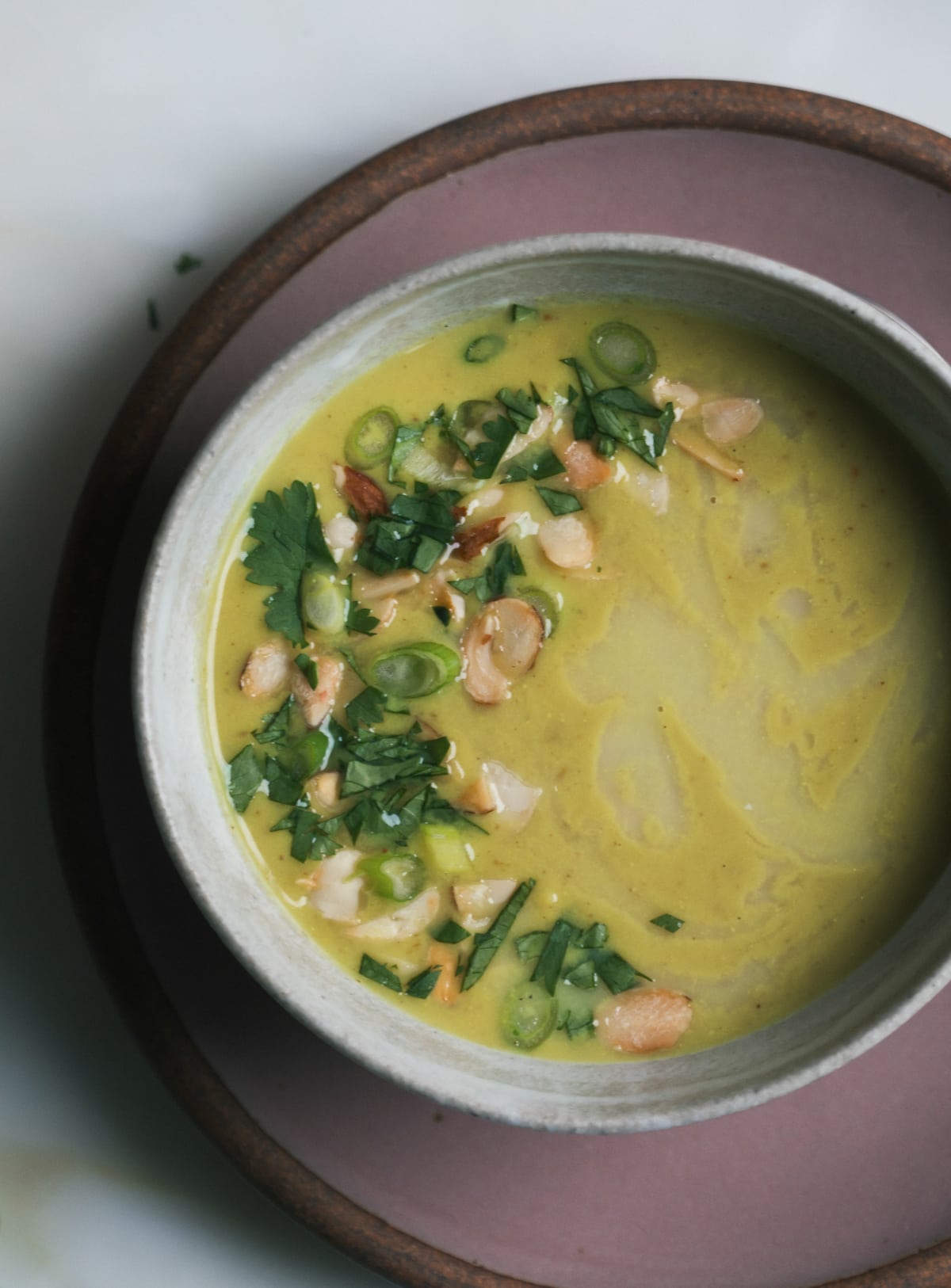 Roasted Cauliflower Tumeric Soup 